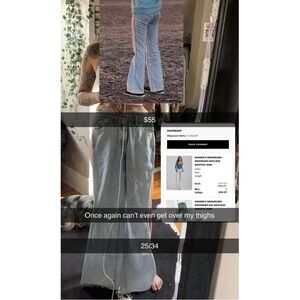 Wrangler Blue Flare Boot Cut Jeans